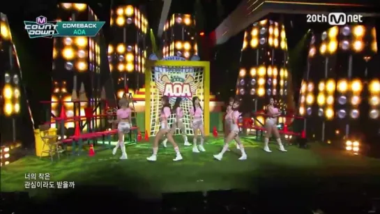 AOA - 'Heart Attack' M COUNTDOWN 150625 COMEBACK Stage Ep.430