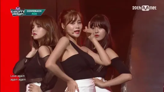 AOA - ′Chocolate′ M COUNTDOWN 150625 COMEBACK Stage Ep.430