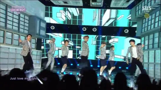 (Comeback Special) EXO(엑소) - Love Me Right @인기가요 Inkigayo 20150607