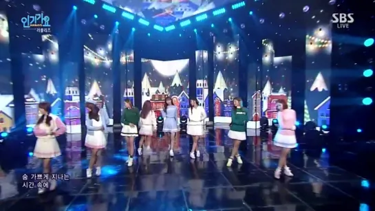 151220 Lovelyz (러블리즈) - For You (그대에게) @ 인기가요 Inkigayo