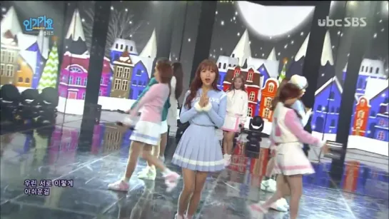 151220 Lovelyz (러블리즈) - For You (그대에게) @ 인기가요 Inkigayo