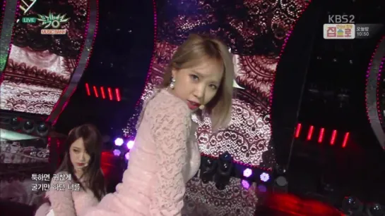 151218 Nine Muses (나인뮤지스) - Sleepless Night (잠은 안오고 배는 고프고) @ 뮤직뱅크 Music Bank