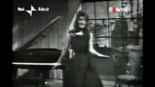 Dalida ♫ Twistin the twist (La leçon de twist) 02/06/1962 (Italie - Il signore delle 21 (rai un)