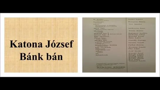 Katona József   Bánk bán - Nemzeti Szinhaz - 1976