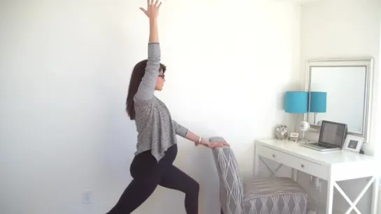 Yoga for Hips  Low Back - Desk Yoga