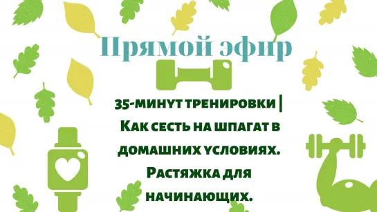 35-минут тренировки | Как сесть на шпагат в домашних условиях. Растяжка для начинающих.