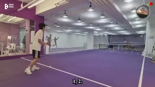 BANGTAN BOMB Jins Tennis Practice BTS (FSG Korean Wave)