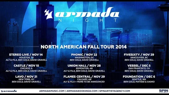 Armada Night North America Tour 2014