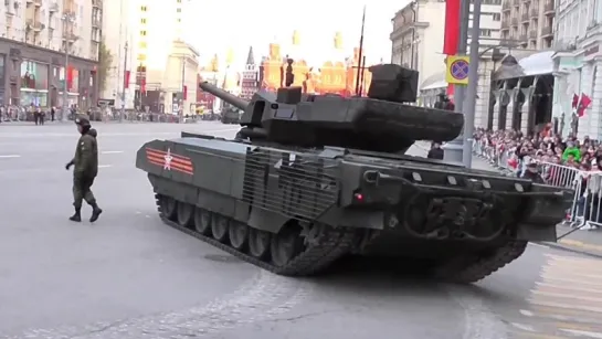 Русский танк Т-14 "Армата" припарковался!) ! RUSSIAN Т-14 ARMATA PARKED, PARKING TANK!