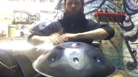 Chill Radar Handpan, D Minor Kurd improvisation