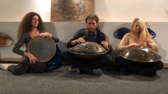 Pasha, Masha & Nastya - Handpan & Frame drum