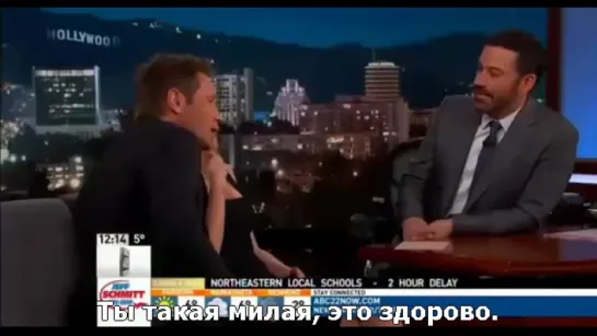 Gillian Anderson  David Duchovny Interview at JKL с субтитрами