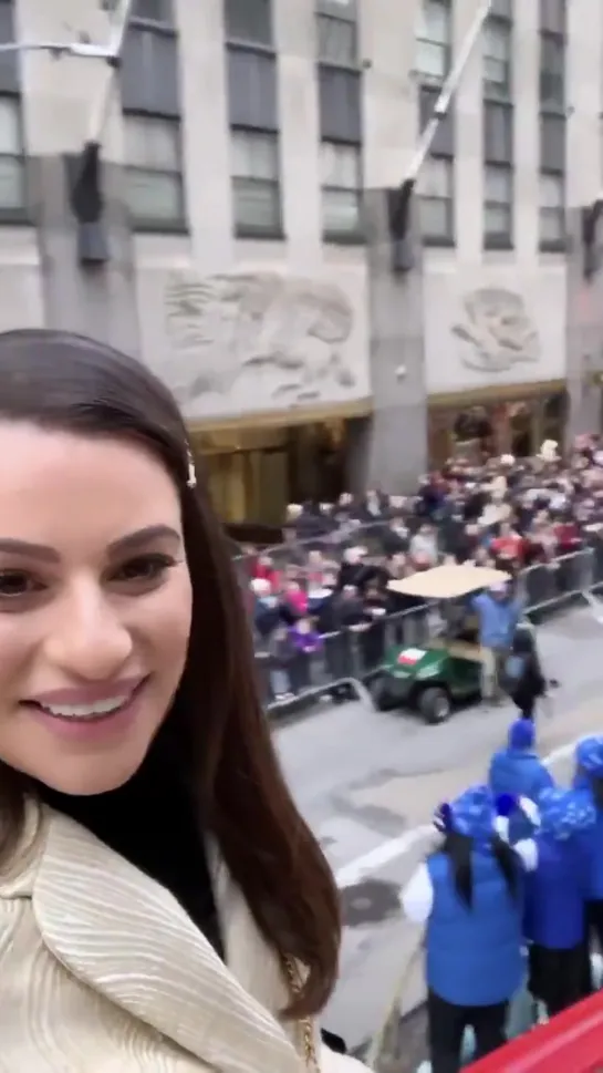 @LeaMichele: Thank you all so much for watching the #MacysParade. I had so much fun being a part of it. HAPPY THANKSGIVING!