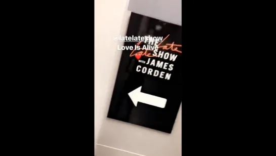 Lea at The Late Late Show with James Corden (March 14, 2017)