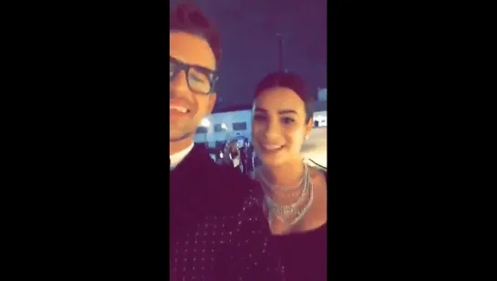 Lea and Brad Goreski at amfAR’s Inspiration Gala (October 27, 2016)