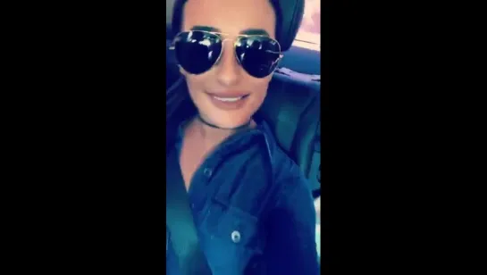 Lea on her way to the iHeartRadio Music Festival (September 24, 2016)