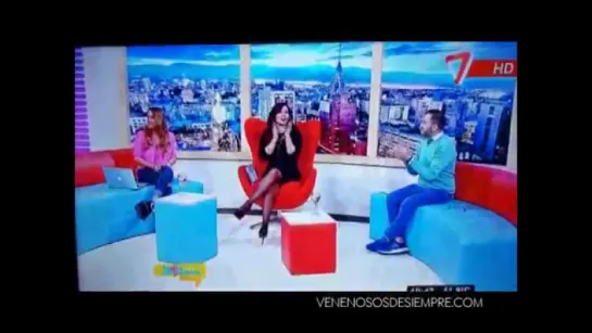 Natalia Oreiro . Informe y Saludo en Tardes Compartidas (28.07.2016 - Mendoza) #Gilda