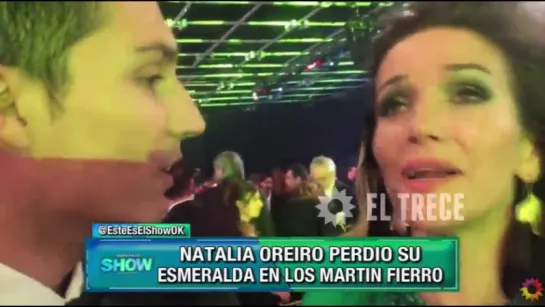 Natalia Oreiro en los premios Martin Fierro 2016