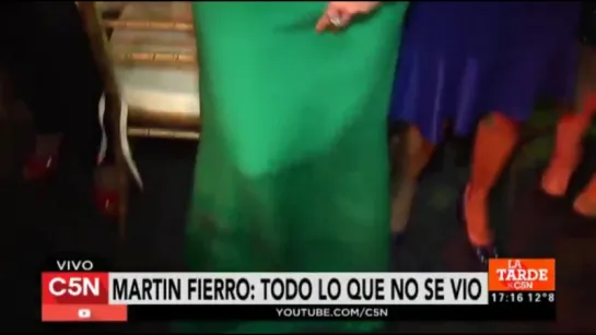 Natalia Oreiro en los premios Martin Fierro 2016