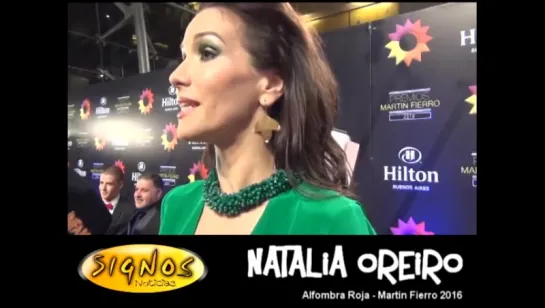 Martin Fierro 2016 -  Natalia Oreiro