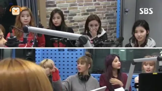 161104 TWICE @ Park Sohyun’s Love Game Radio