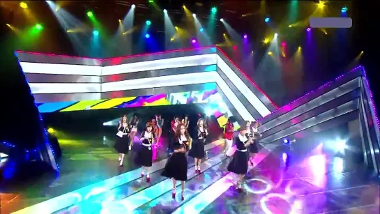 110827 T-ara - Roly Poly @ Music core ( Goodbye stage)