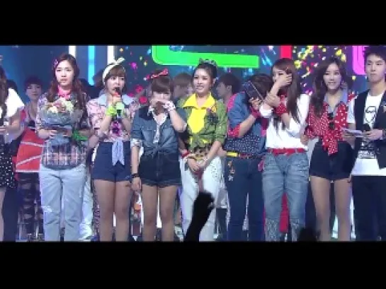 T-ara - Inkigayo (WINNER) 110724