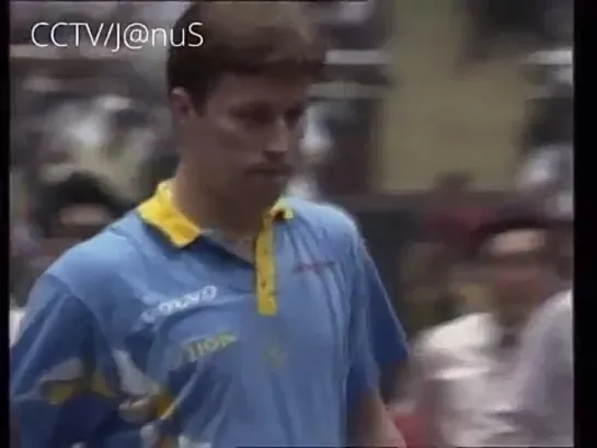 1995 WTTC 43rd (MT-Final/CHN-SWE/game4) MA Wenge Vs Jan-Ove WALDNER [Full Match/Chinese|720p]