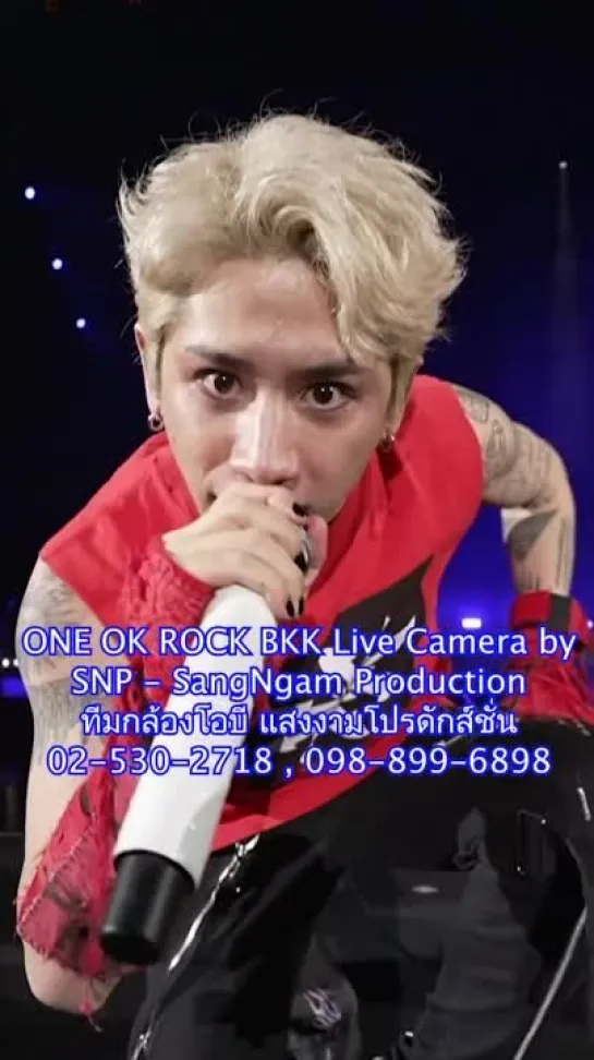 ONE OK ROCK Luxury Disease Asia Tour 2023 in Bangkok  Live Camera Team by SNP SangNgam Production