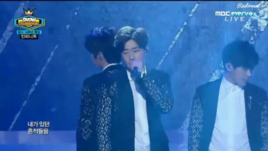 [15.04.01] Infinite - Intro+Last Romeo+Back | MBC Show Champion