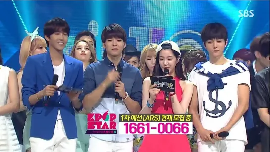 [29.06.14] INFINITE -Shower,  MC Cut (Woohyun and L) | Inkigayo