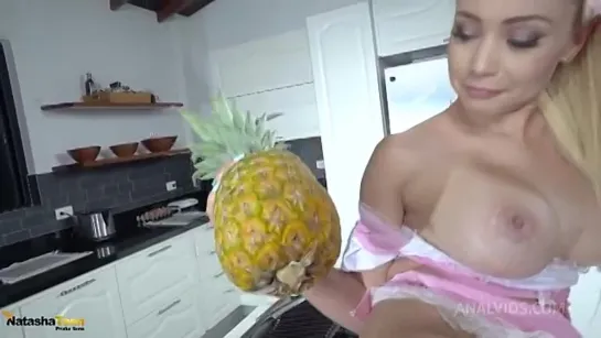 Natasha teen (natasha anal play with fruits and bbc fuck)