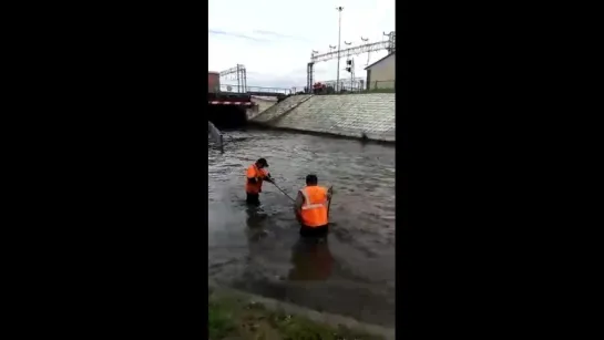 Потоп в Привокзалке (28.06.2018)