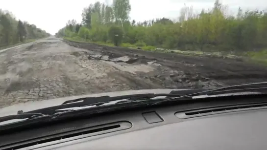 Дороги в Муромцевском районе (27.05.2019)