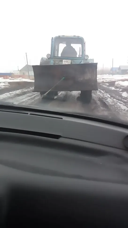 Ужасные дороги в с. Нива, Омская область (05.04.2019)