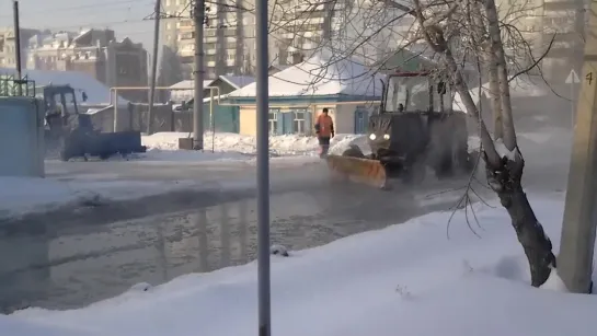 Затопило ул. Звездова (12.02.2019)