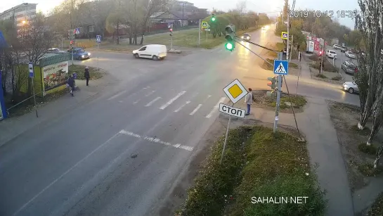 Наезд на велосипедиста по ул. Демьяна Бедного (12.10.2019)