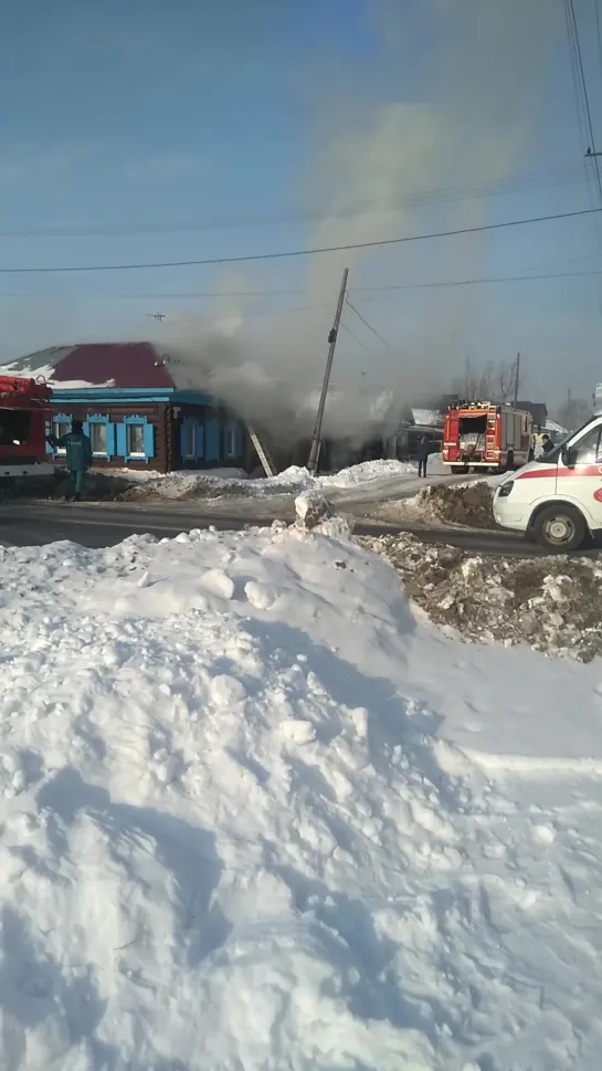 Пожар на ул. 5 Амурская, 83 (03.02.2020)