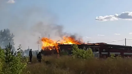 Пожар в Чернолучье (19.08.2019)