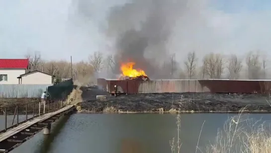 Пожар в садах Медик (03.05.2019)