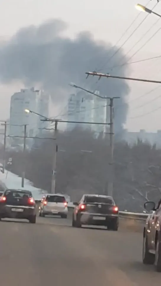 Пожар на Московке (10.01.2019)