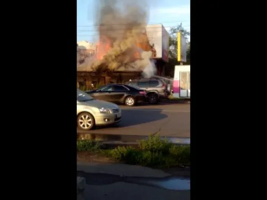 Пожар в частном доме на ул. Жукова (06.08.2014)