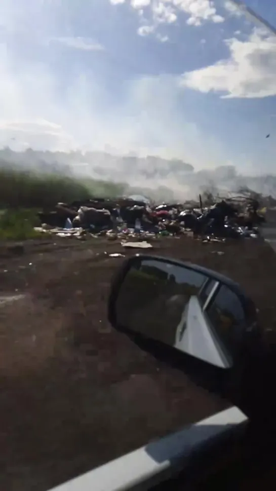 Свалка в Нижнеомском районе (17.06.2019)