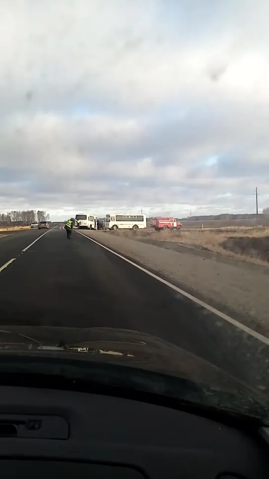 Авария на трассе в сторону Одесского (02.11.2019)