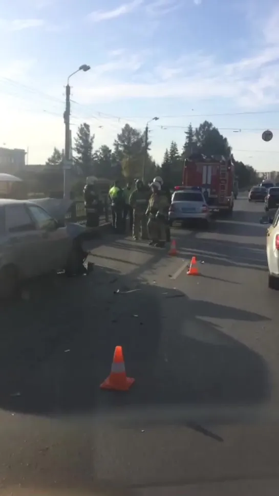 Авария на ул. Богдана Хмельницкого (02.10.2019)