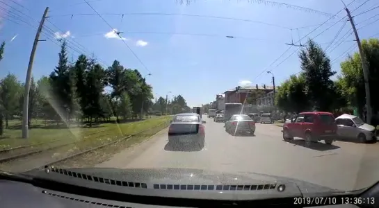 Последствия ДТП на ул. Богдана Хмельницкого (10.07.2019)