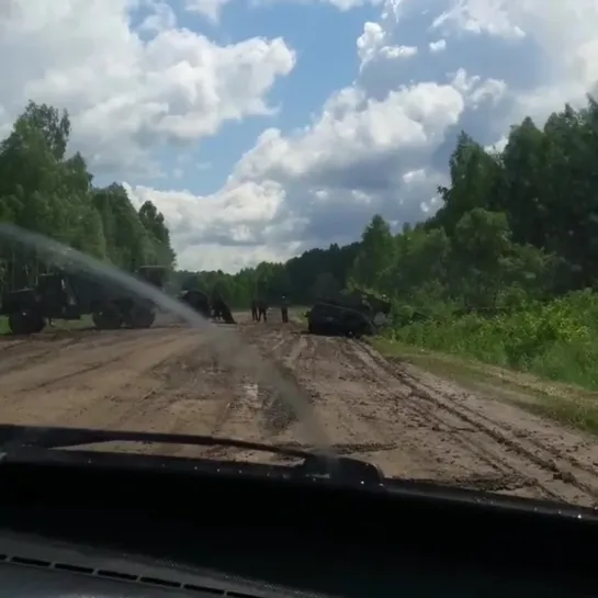 Последствия аварии в Знаменском районе (07.07.2019)