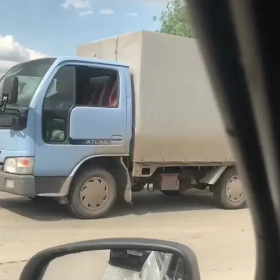 Авария с КамАЗом на ул. Заводская (26.06.2019)