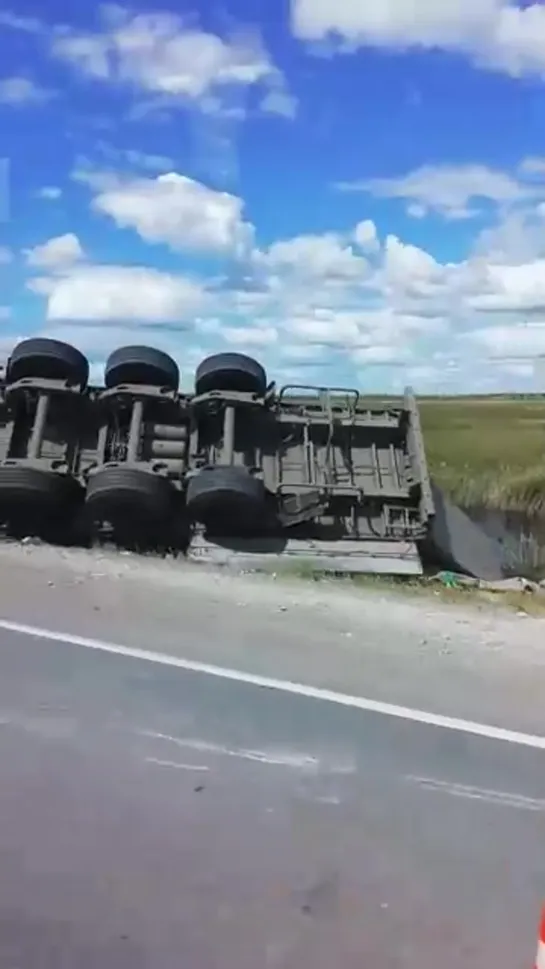 Авария на трассе Омск-Тюмень (18.06.2019)