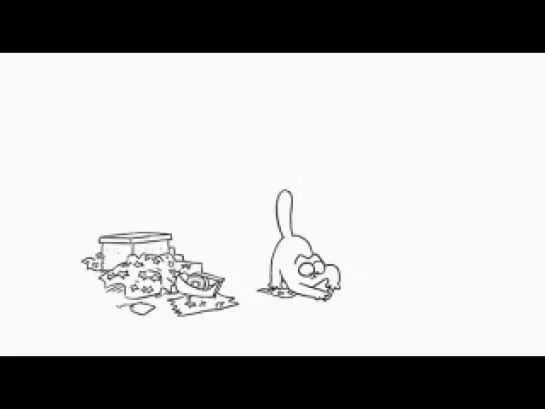 SIMON'S CAT In : 'Sticky Tape'